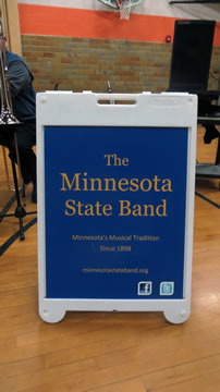 Minnesota State Band sign